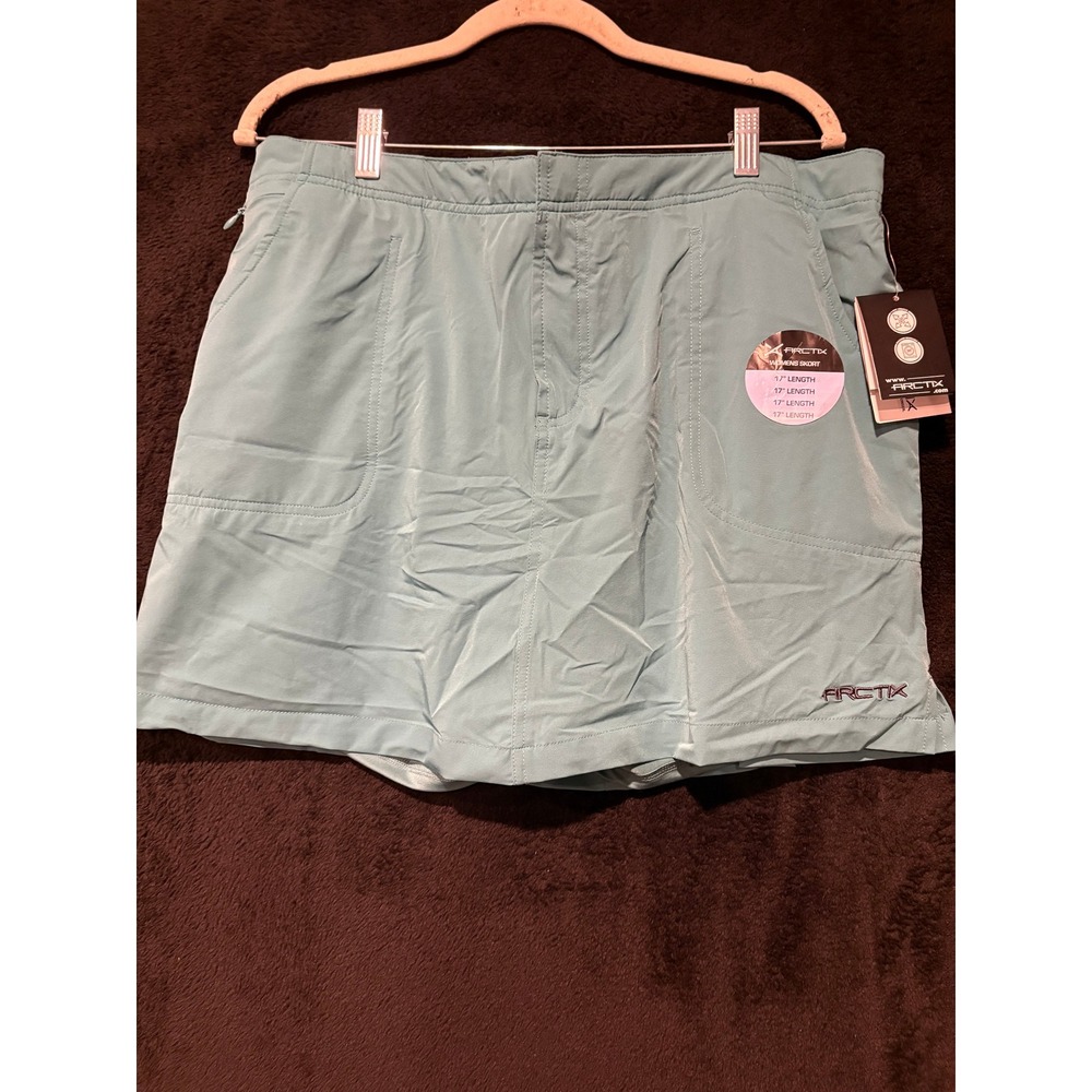 Arctix Active Skort Teal 17" Length Womens‎ XL (16-18) Golf Hiking